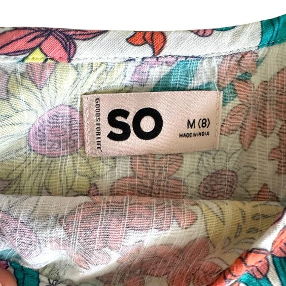 Girl’s SO Dress Sleeveless Tiered Ruffled Maxi Dress Summer Size Medium - Picture 3 of 7